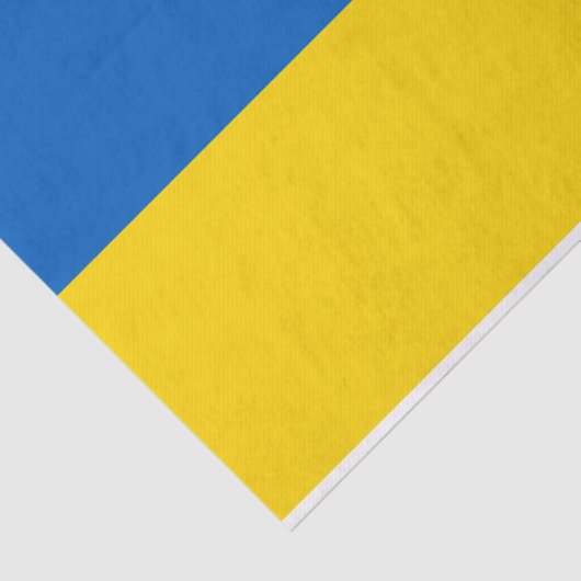 Patriottische Oekraïense vlag Tissuepapier (Detail)