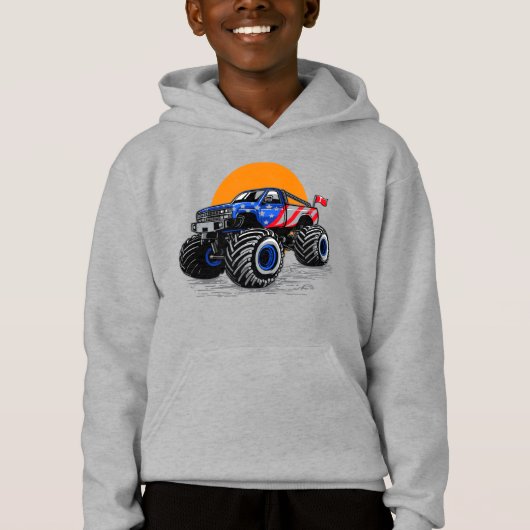 Patriottische Offroad-monstertruckavontuur (Voorkant)