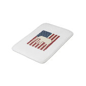 Patriottische Olifant Vlag Vintage Vector Ontwerp_ Badmat (Gekanteld)