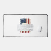 Patriottische Olifantenvlag Vintage Vector Design_ Bureaumat (Keyboard & Muis)