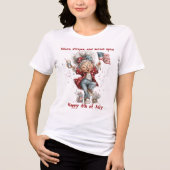 Patriottische oma 4 juli shirt (Voorkant)