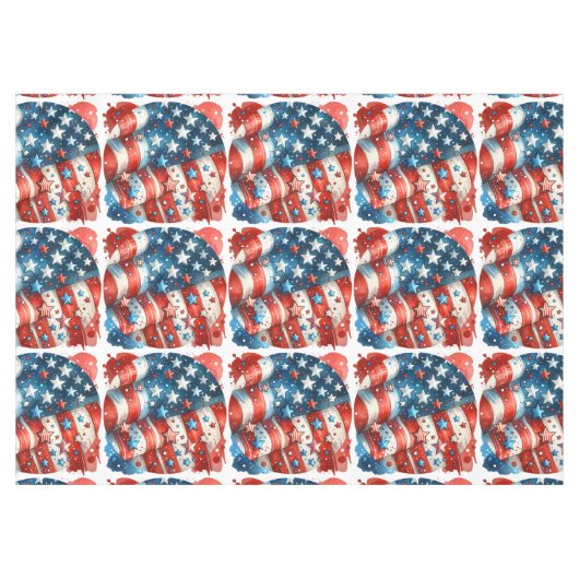 Patriottische Onafhankelijkheidsdag | 4 juli Tafelkleed (Voorkant (Horizontaal))