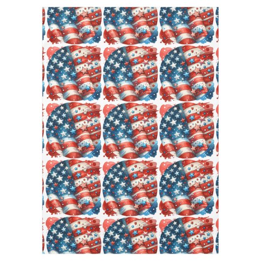 Patriottische Onafhankelijkheidsdag | 4 juli Tafelkleed (Voorkant)