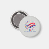 Patriottische Onafhankelijkheidsdag Kleding VS Ste Magneet (Voorkant / Achterkant)