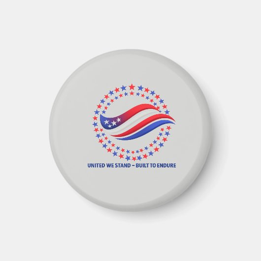 Patriottische Onafhankelijkheidsdag Kleding VS Ste Magneet (Voorkant)