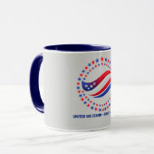 Patriottische Onafhankelijkheidsdag Kleding VS Ste Mok (Voorkant links)