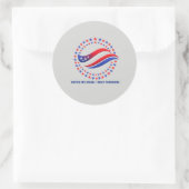 Patriottische Onafhankelijkheidsdag Kleding VS Ste Ronde Sticker (Tas)