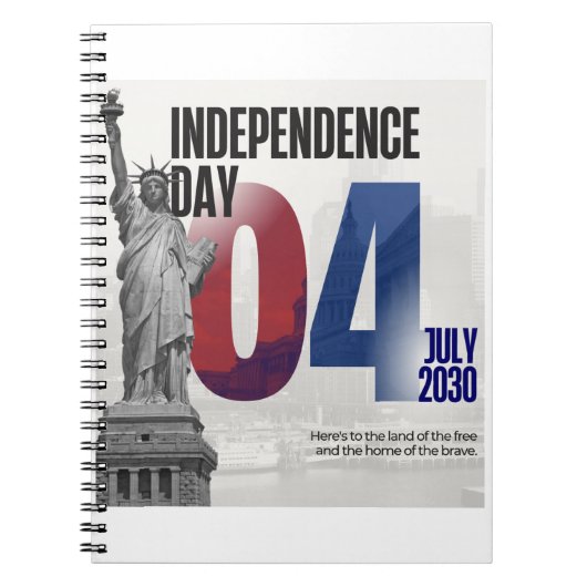 Patriottische Onafhankelijkheidsdag Notitieboek (Voorkant)