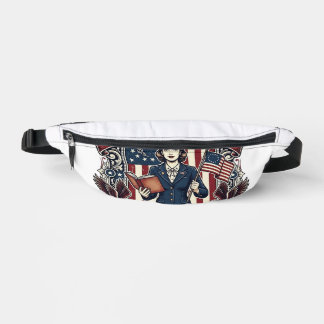 Patriottische Onderwijzer Vector Grafische T-shirt Heuptasje