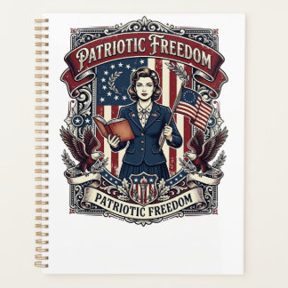 Patriottische Onderwijzer Vector Grafische T-shirt Planner