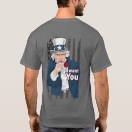  patriottische oom Sam America T-shirt