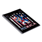 Patriottische oom Sam Dabbing, 4 juli Notitieboek (Rechterzijde)