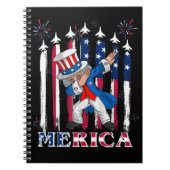 Patriottische oom Sam Dabbing, 4 juli Notitieboek (Voorkant)