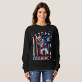 Patriottische oom Sam Dabbing, 4 juli Trui (Voorkant volledig)