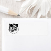  patriottische oom Sam en Amerikaanse vlag Etiket (Insitu)