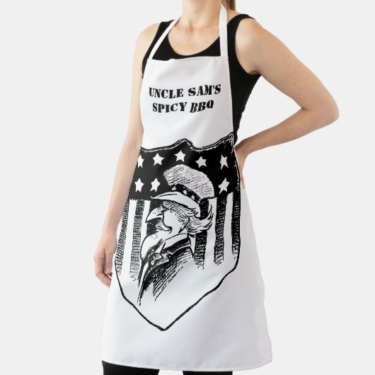  patriottische oom Sam en Amerikaanse vlag Schort (Insitu)