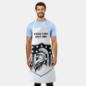  patriottische oom Sam en Amerikaanse vlag Schort (Gedragen)