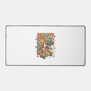 Patriottische Oom Sam Kat Retro Typografie T-Shirt Bureaumat
