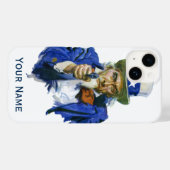  Patriottische oom Sam met Star-Pet en -Pistool Case-Mate iPhone Case (Achterkant (horizontaal))