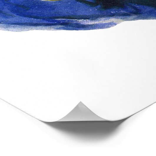 Patriottische oom Sam met Star-Pet en -Pistool Poster (Hoek)