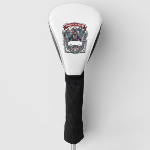 Patriottische Oom Sam Skelet Donkere Patriot Skele Golfheadcover