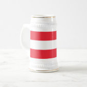 Patriottische Oostenrijkse vlag Bierpul (Voorkant links)