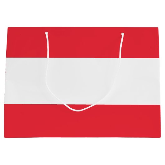 Patriottische Oostenrijkse vlag Groot Cadeauzakje (Voorkant)