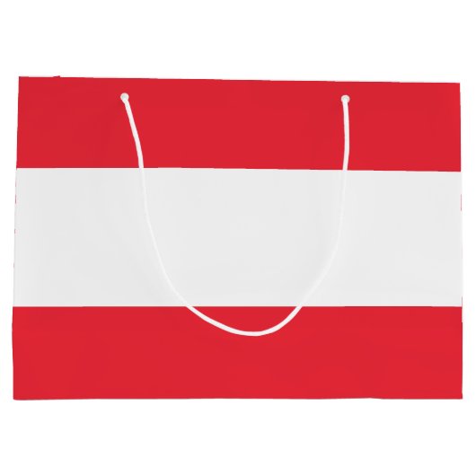 Patriottische Oostenrijkse vlag Groot Cadeauzakje (Achterkant)