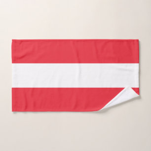 Patriottische Oostenrijkse vlag Handdoek