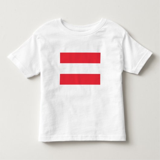 Patriottische Oostenrijkse vlag Kinder Shirts (Voorkant)