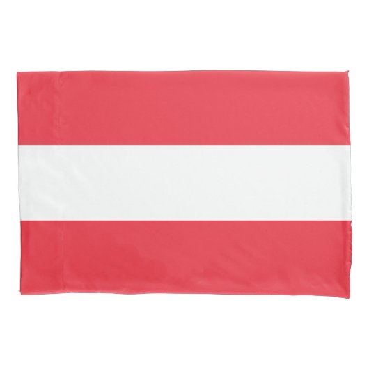 Patriottische Oostenrijkse vlag Kussensloop (Voorkant)