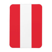 Patriottische Oostenrijkse vlag Magneet (Verticaal)