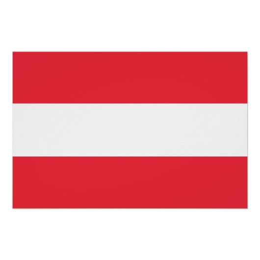 Patriottische Oostenrijkse vlag Perfect Poster (Voorkant)