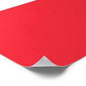 Patriottische Oostenrijkse vlag Poster (Hoek)