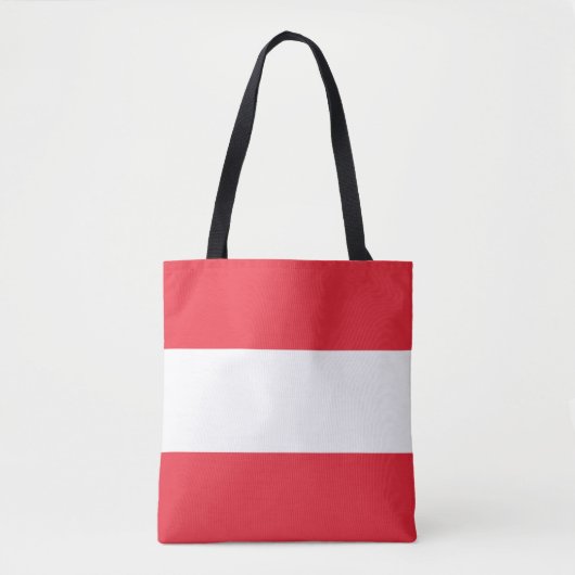 Patriottische Oostenrijkse vlag Tote Bag (Voorkant)