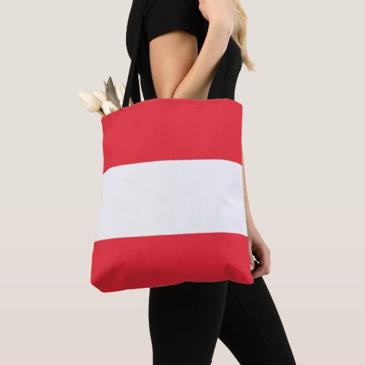 Patriottische Oostenrijkse vlag Tote Bag (Dichtbij)