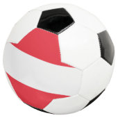 Patriottische Oostenrijkse vlag Voetbal (Drie kwart)