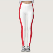 Patriottische Oostenrijkse vlaggenLeggings Leggings (Voorkant)