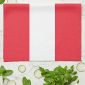 Patriottische Oostenrijkse vlaghanddoek Theedoek (Gevouwen)