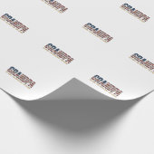 Patriottische Opa Held Beschermer Legende Vector O Cadeaupapier (Hoek)