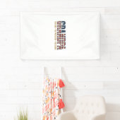 Patriottische Opa Held Beschermer Legende Vector O Spandoek (Insitu)