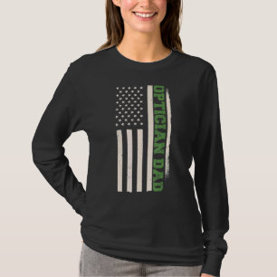 Patriottische optometrist optometriekooftalmoloog t-shirt