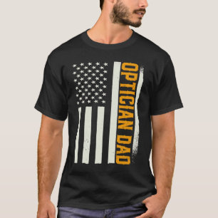 Patriottische optometrist optometriekooftalmoloog t-shirt