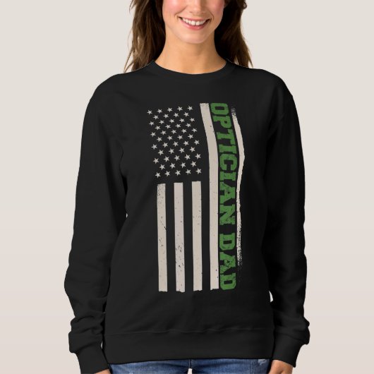 Patriottische optometrist optometriekooftalmoloog trui (Voorkant)