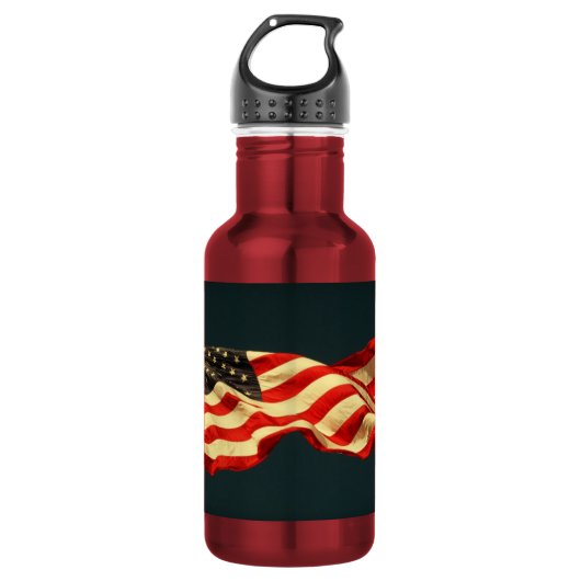 Patriottische Oude Glorie Roestvrij staal Waterfle Waterfles (Voorkant)