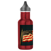 Patriottische Oude Glorie Roestvrij staal Waterfle Waterfles (Links)