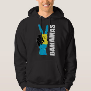 Patriottische overwinning Twee vingers Bahamas vla Hoodie