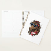 Patriottische paardenkop vector shirt ontwerp_1 planner (Display)