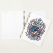 Patriottische paardenliefhebber vector grafische T Planner (Display)