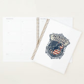 Patriottische paardenranch Moeder Vector Graphic T Planner (Display)